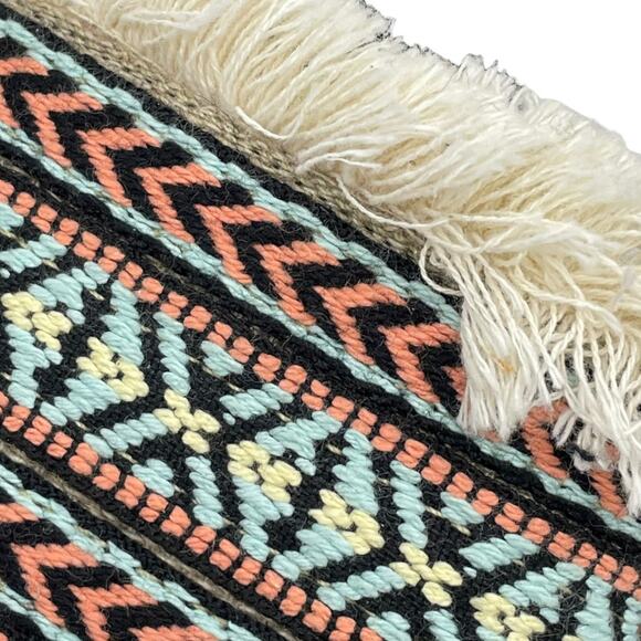 Rebecca Minkoff Printed Fringe Trim Slide Sandals - 9 - Picture 11 of 11